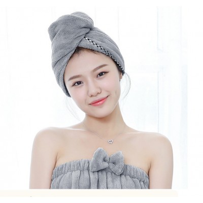 High Quality Microfiber Hair Towel Wrap Cap